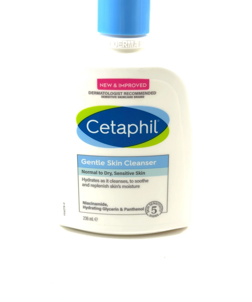 Cetaphil Gentle Skin Cleanser 236ml, size 236ml — label