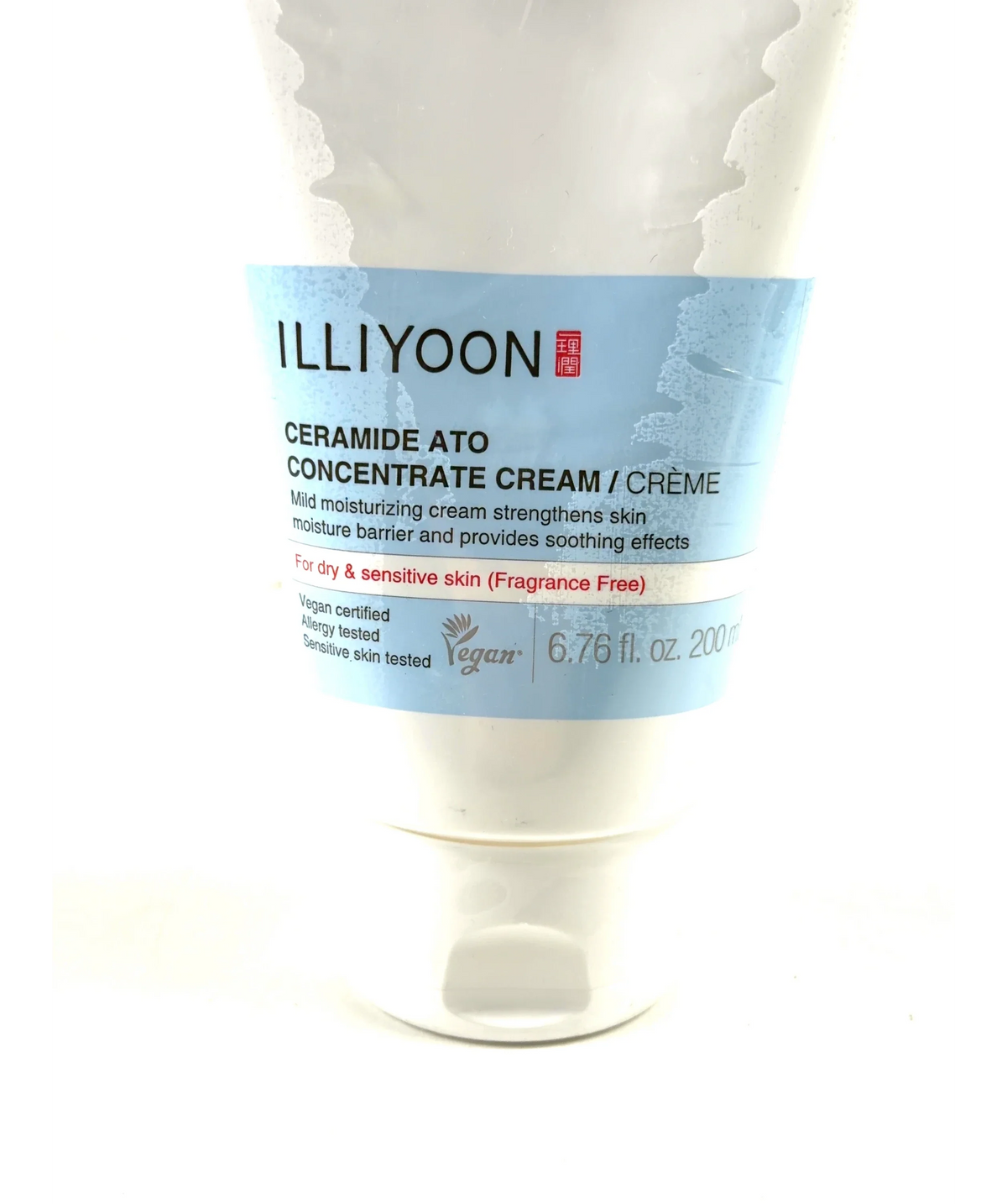 Illiyoon CERAMIDE ATO CONCENTRATE CREAM / CRÈME, size 200ml — label