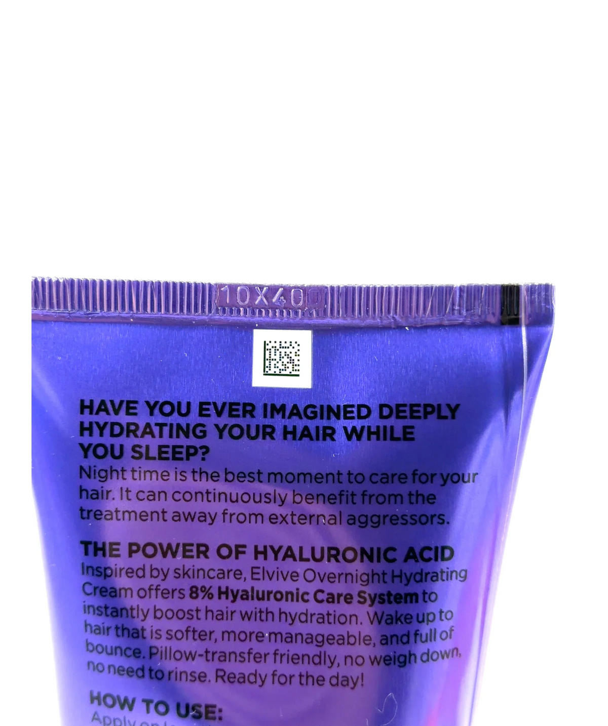 L'Oréal ELVIVE HYDRA [HYALURONIC] OVERNIGHT HYDRATING CREAM, size 200ml — detail