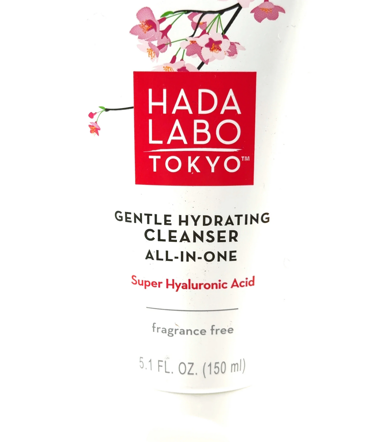 Hada Labo Tokyo Gentle Hydrating Cleanser, size 150ml — label