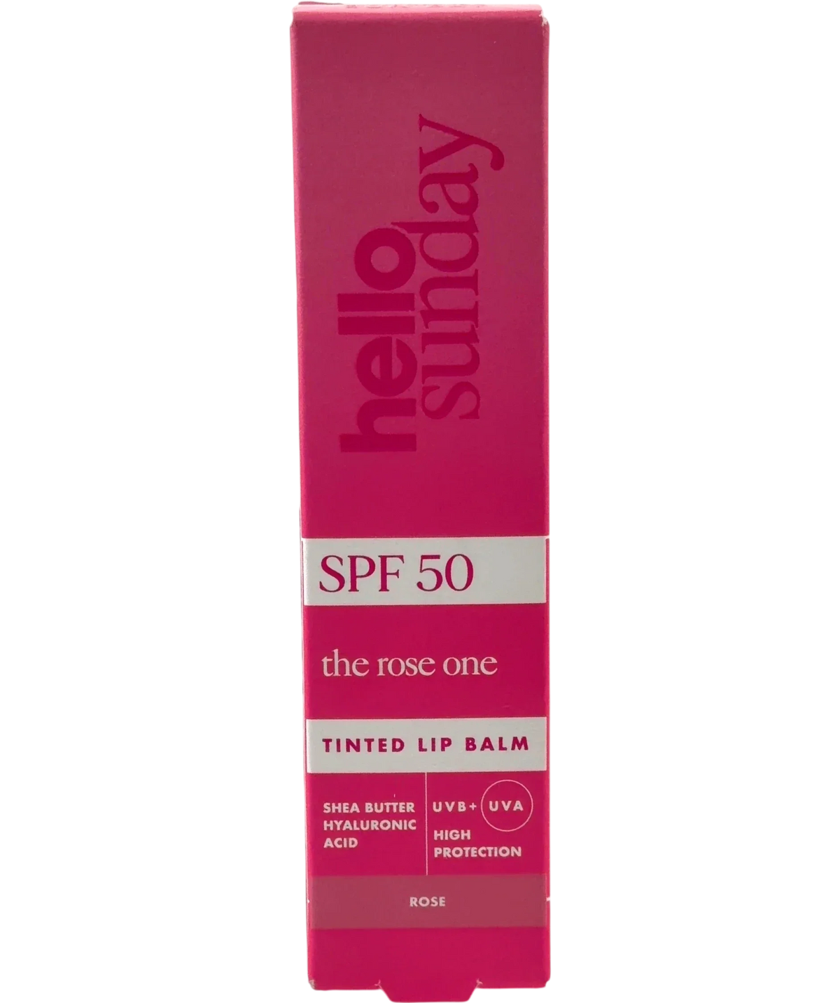 Hello Sunday Rose The Rose One Tinted Lip Balm SPF 50 (15 ml), size 15ml — front
