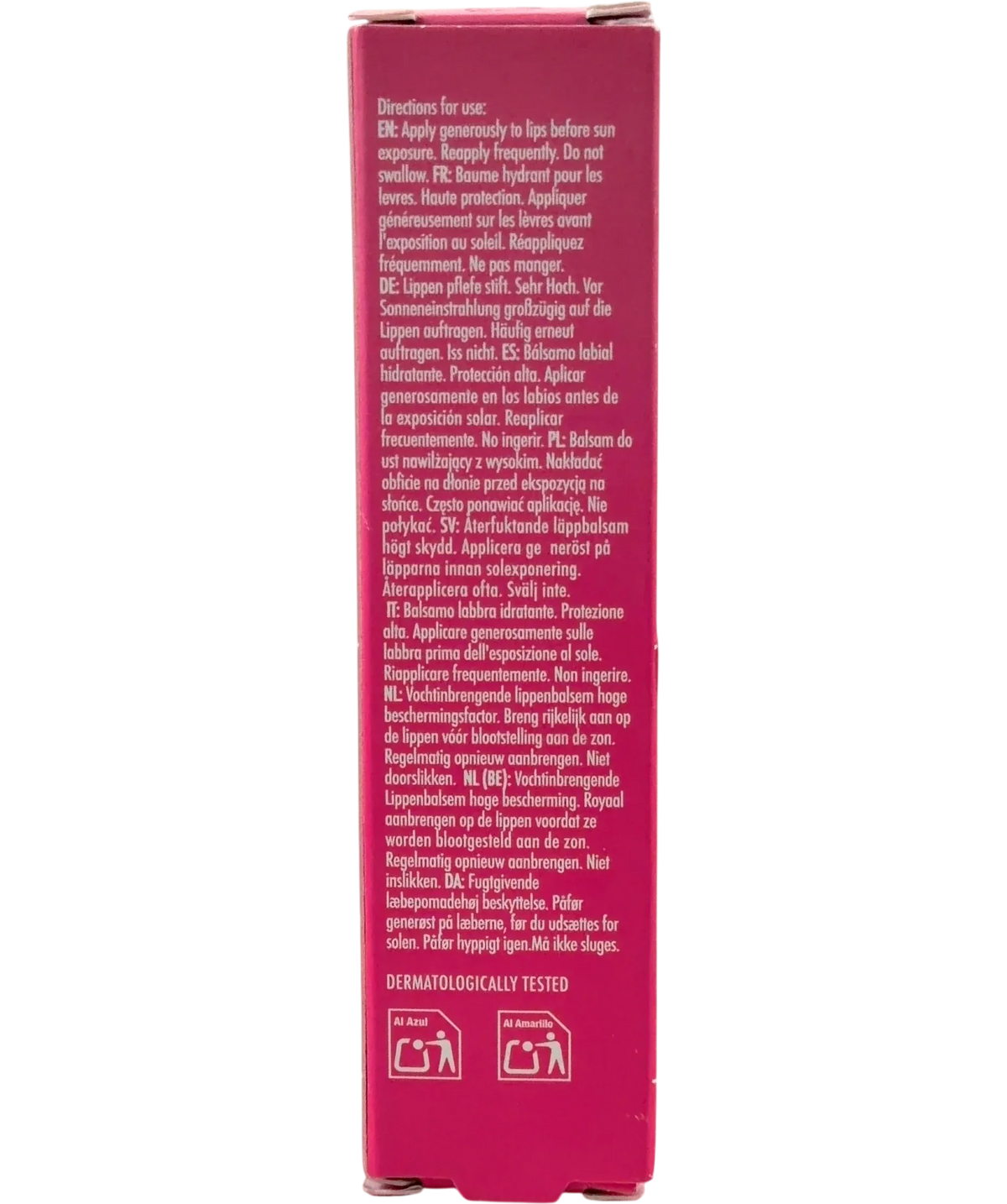 Hello Sunday Rose The Rose One Tinted Lip Balm SPF 50 (15 ml), size 15ml — back
