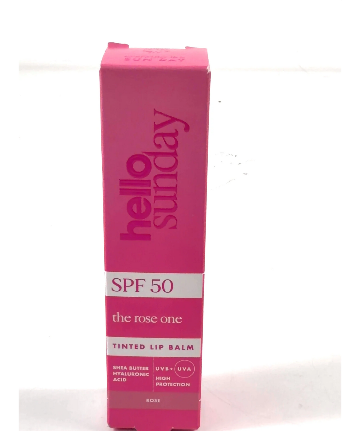 Hello Sunday Rose The Rose One Tinted Lip Balm SPF 50 (15 ml), size 15ml — label