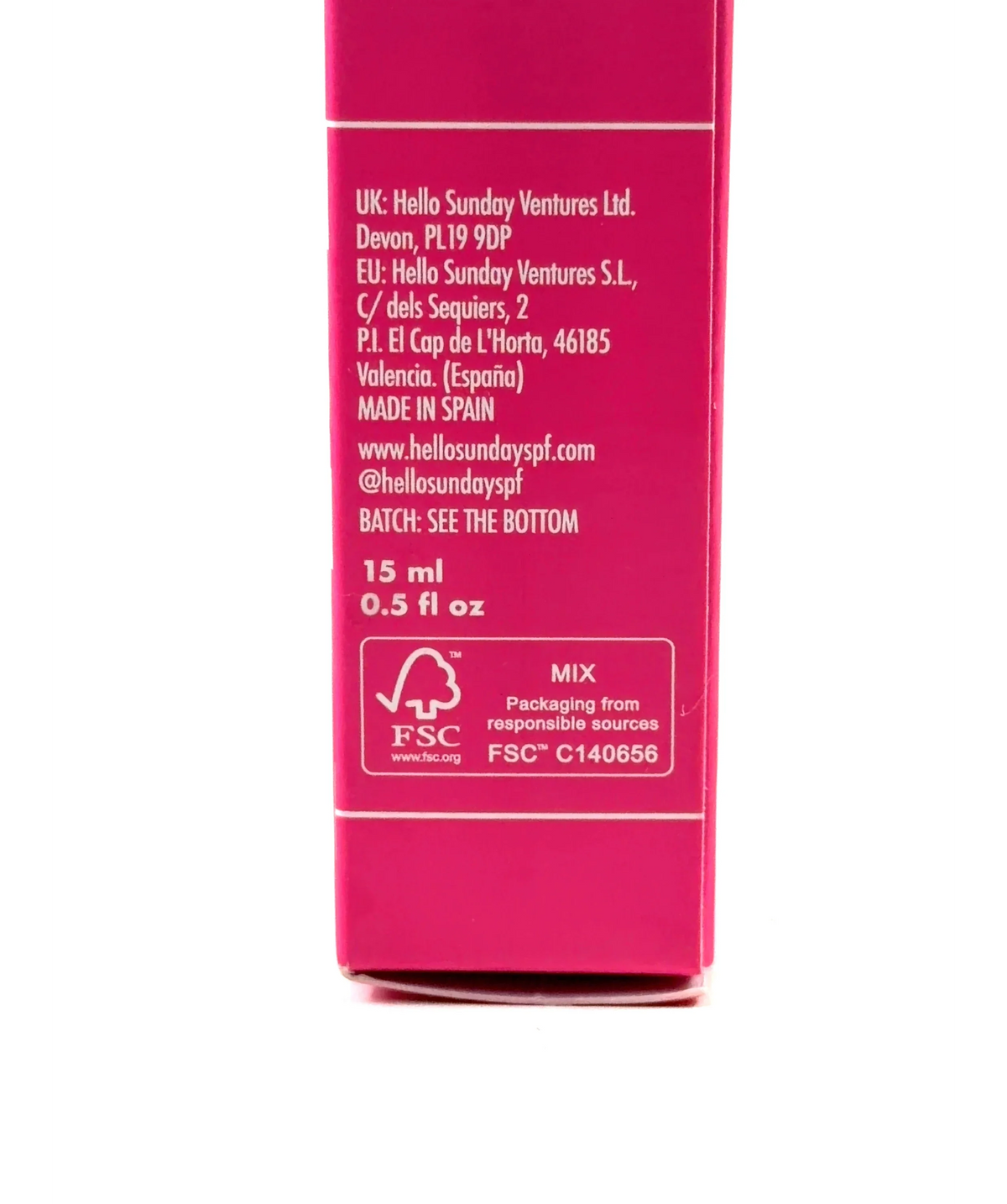 Hello Sunday Rose The Rose One Tinted Lip Balm SPF 50 (15 ml), size 15ml — care label