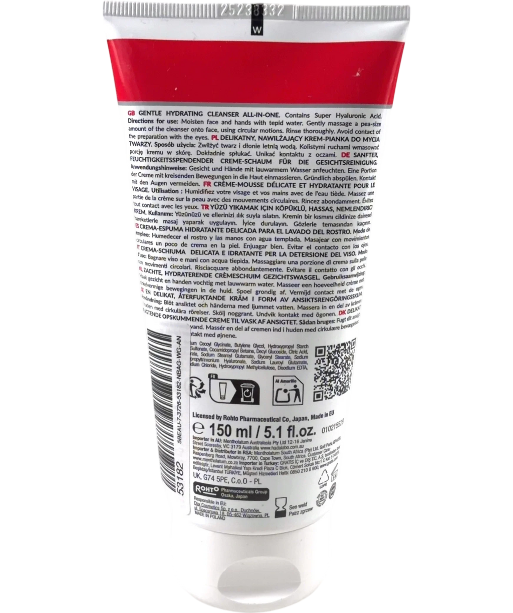 Hada Labo Tokyo GENTLE HYDRATING CLEANSER ALL-IN-ONE, size 150ml — back