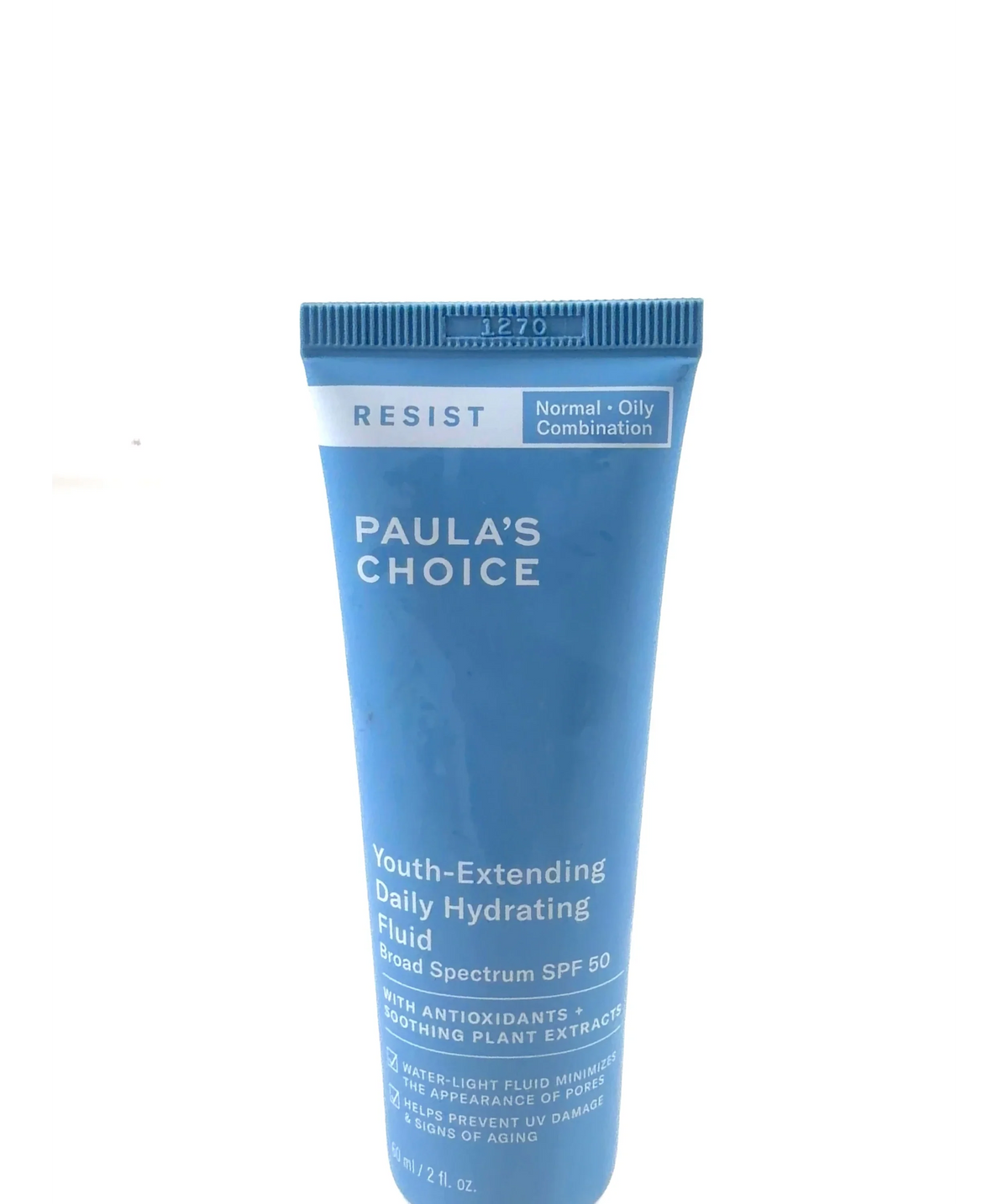 Paula's Choice Youth-Extending Daily Hydrating Fluid, size 60ml — label