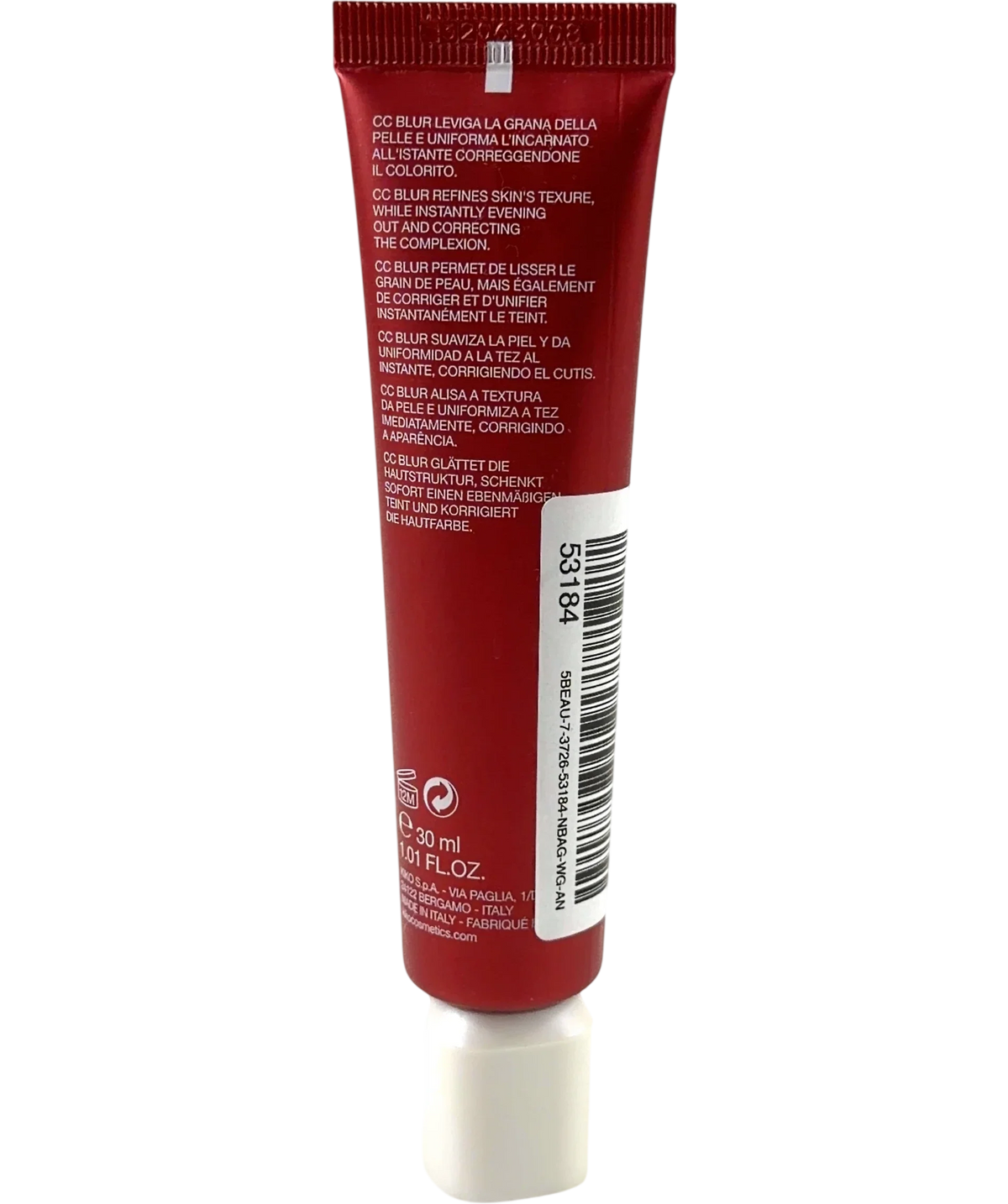 KIKO NEUTRAL SKIN TRAINER CC BLUR, size 30ml — back