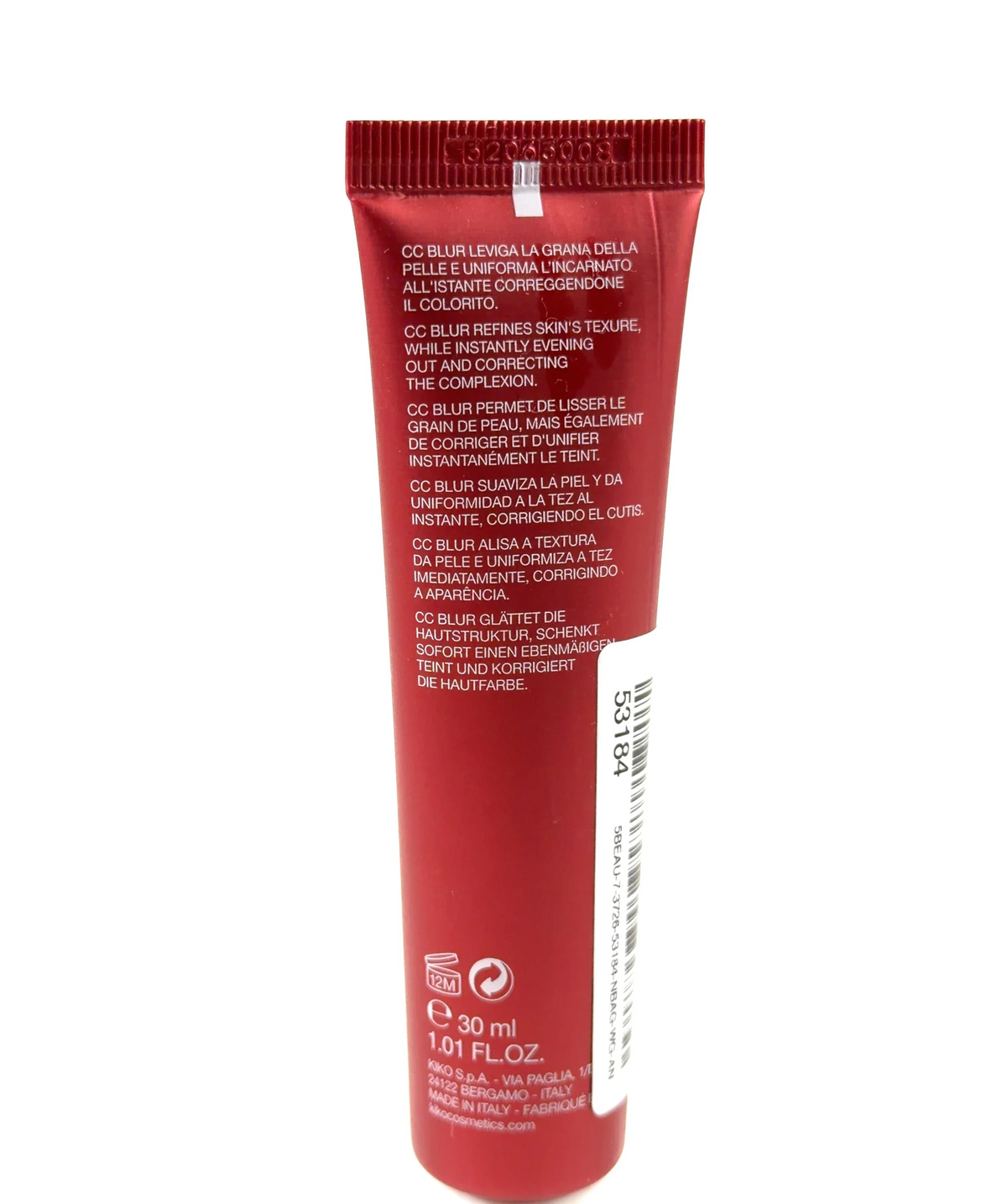 KIKO NEUTRAL SKIN TRAINER CC BLUR, size 30ml — detail