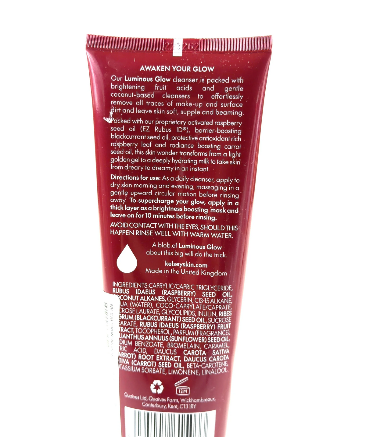 Kelsey Luminous Glow Radiant Cleansing Gel, size 120ml — detail
