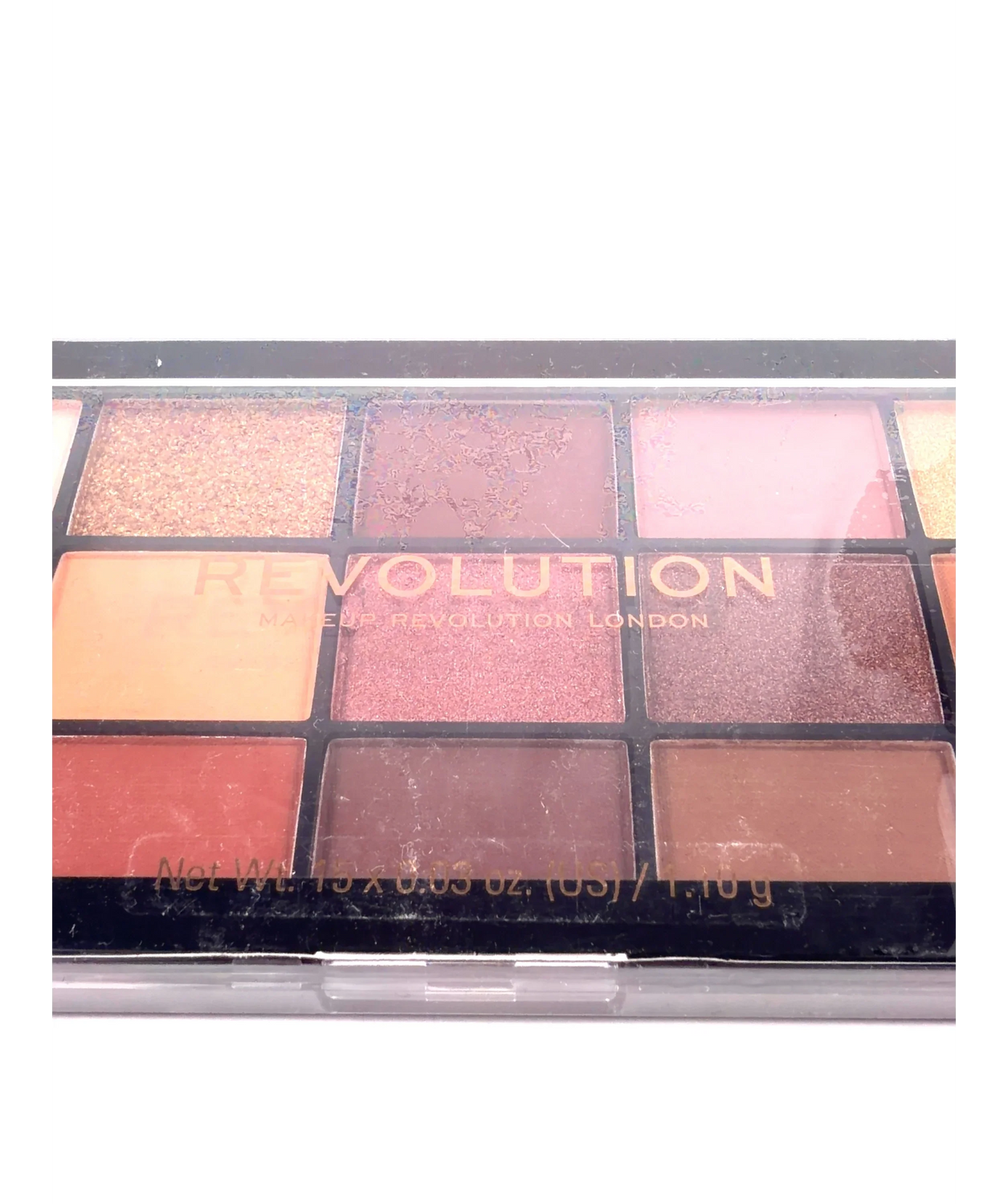 Revolution Velvet Rose Reloaded Eyeshadow Palette, size 1.10g — care label