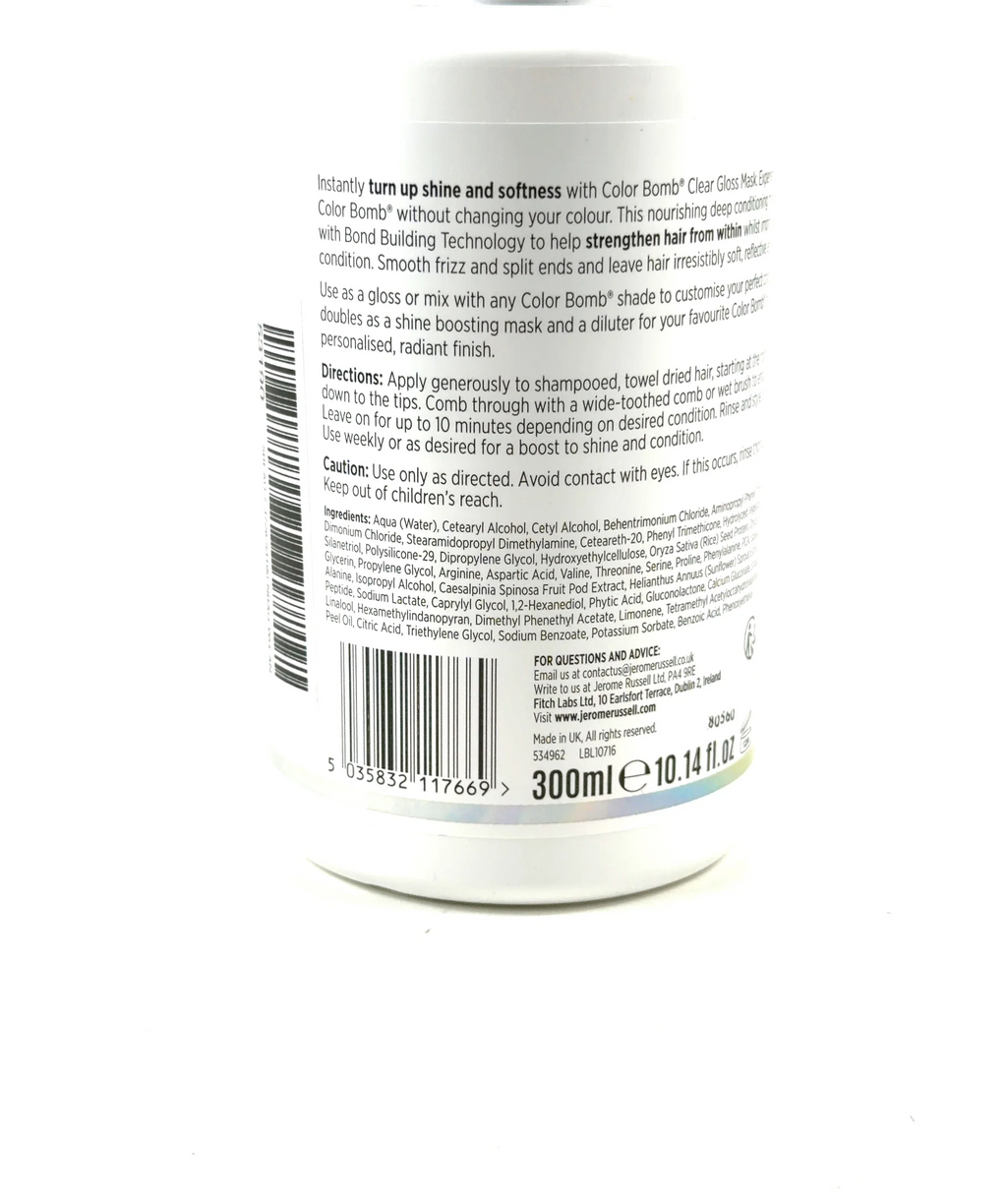 Jerome Russell Clear Gloss Clear Gloss High Shine Mask, size 300ml — fabric detail
