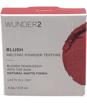 Wunder2 Blush Melting Powder Texture Plummy 4.5g