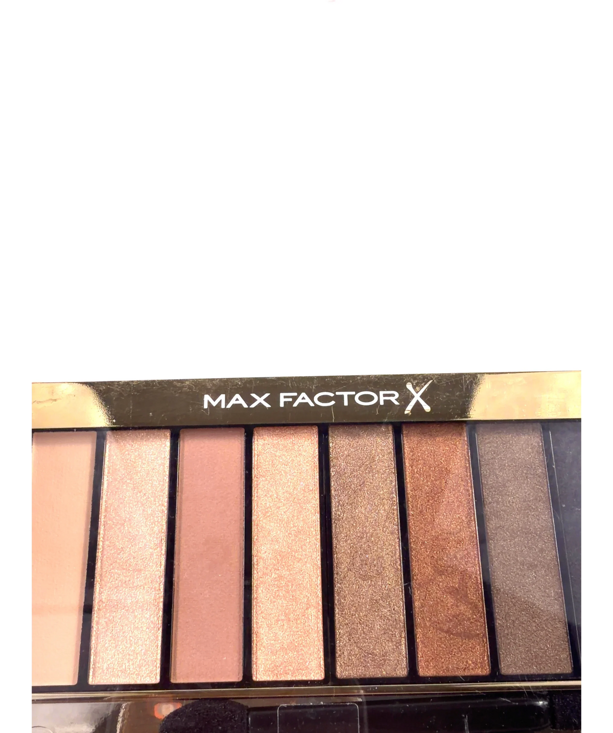Max Factor 02 Golden Nudes MASTERPIECE NUDE PALETTE CONTOURING EYE SHADOWS 02 GOLDEN NUDES, size 6.5g — label
