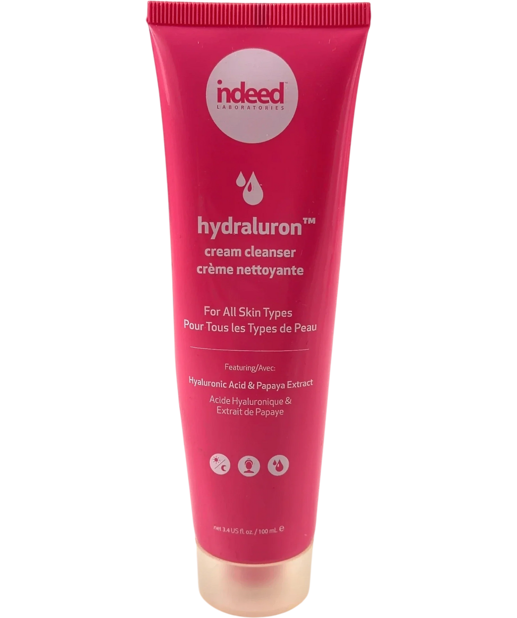 Indeed Laboratories Hydraluron Cream Cleanser, size 100ml — front