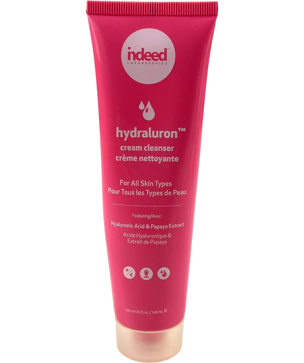 Indeed Laboratories Hydraluron Cream Cleanser, size 100ml — front