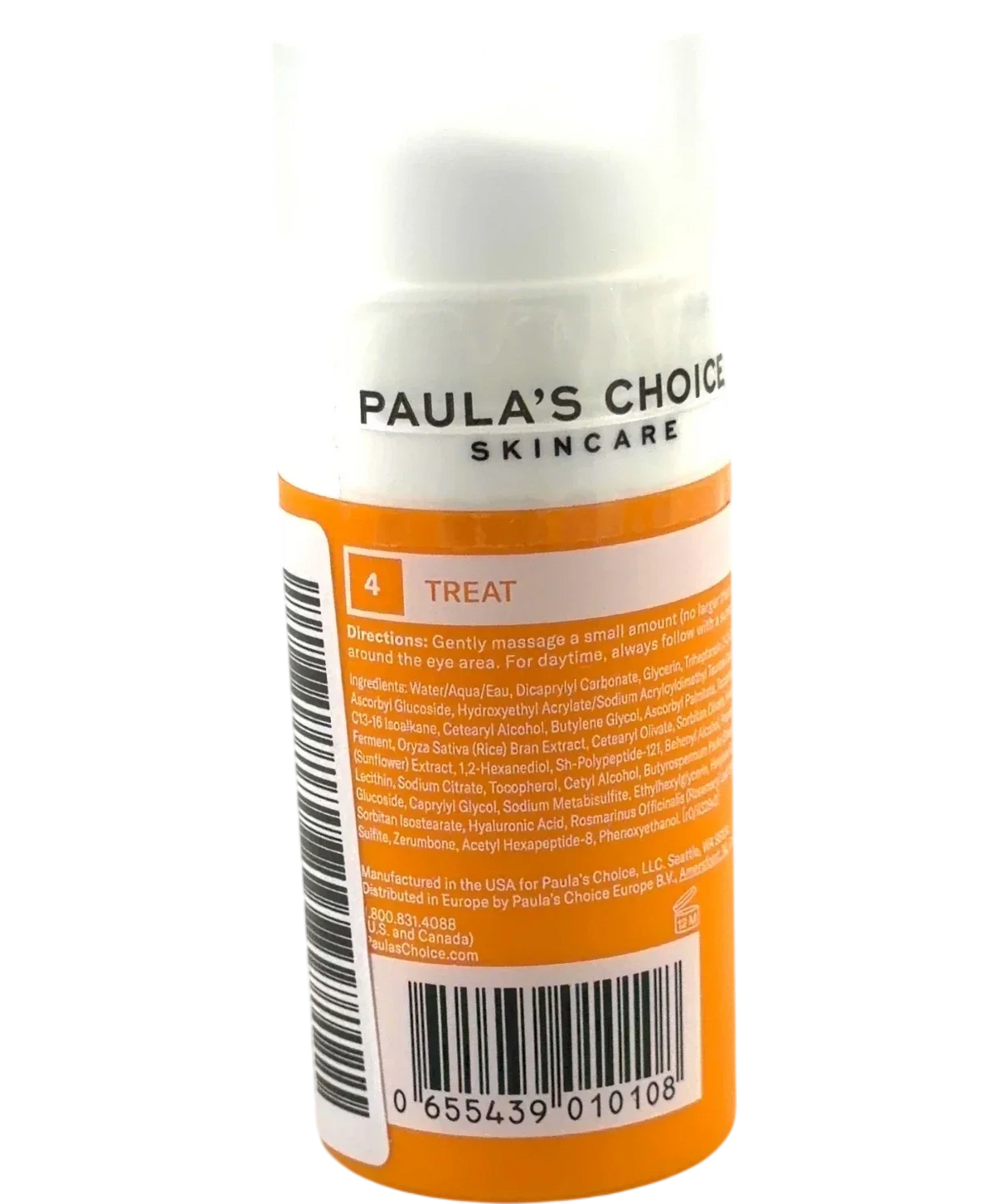 Paula's Choice C5 Super Boost Eye Cream, size 15ml — back