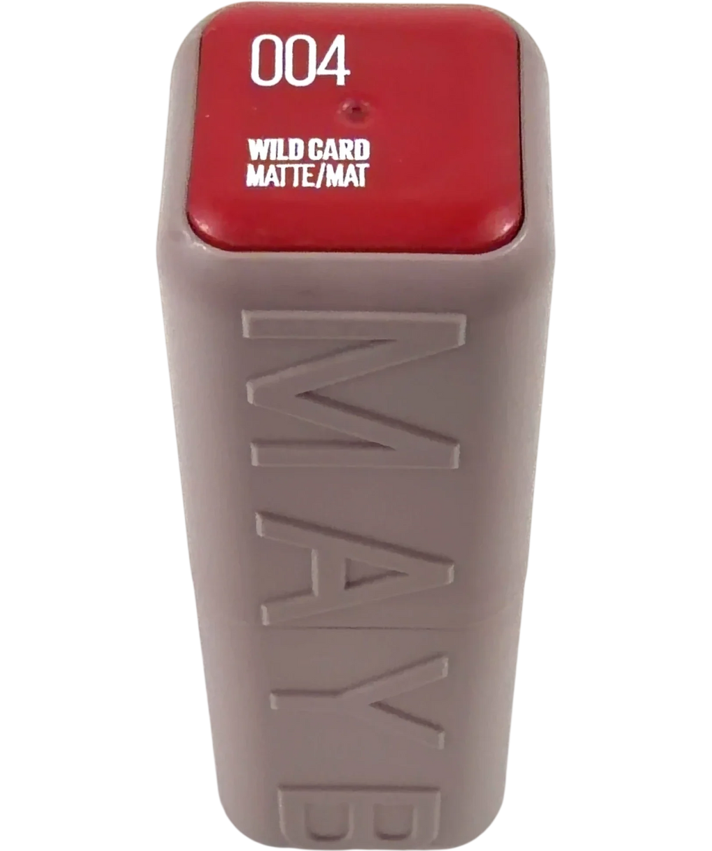 Maybelline 004 Wild Card Serum Lipstick, size 1 — back