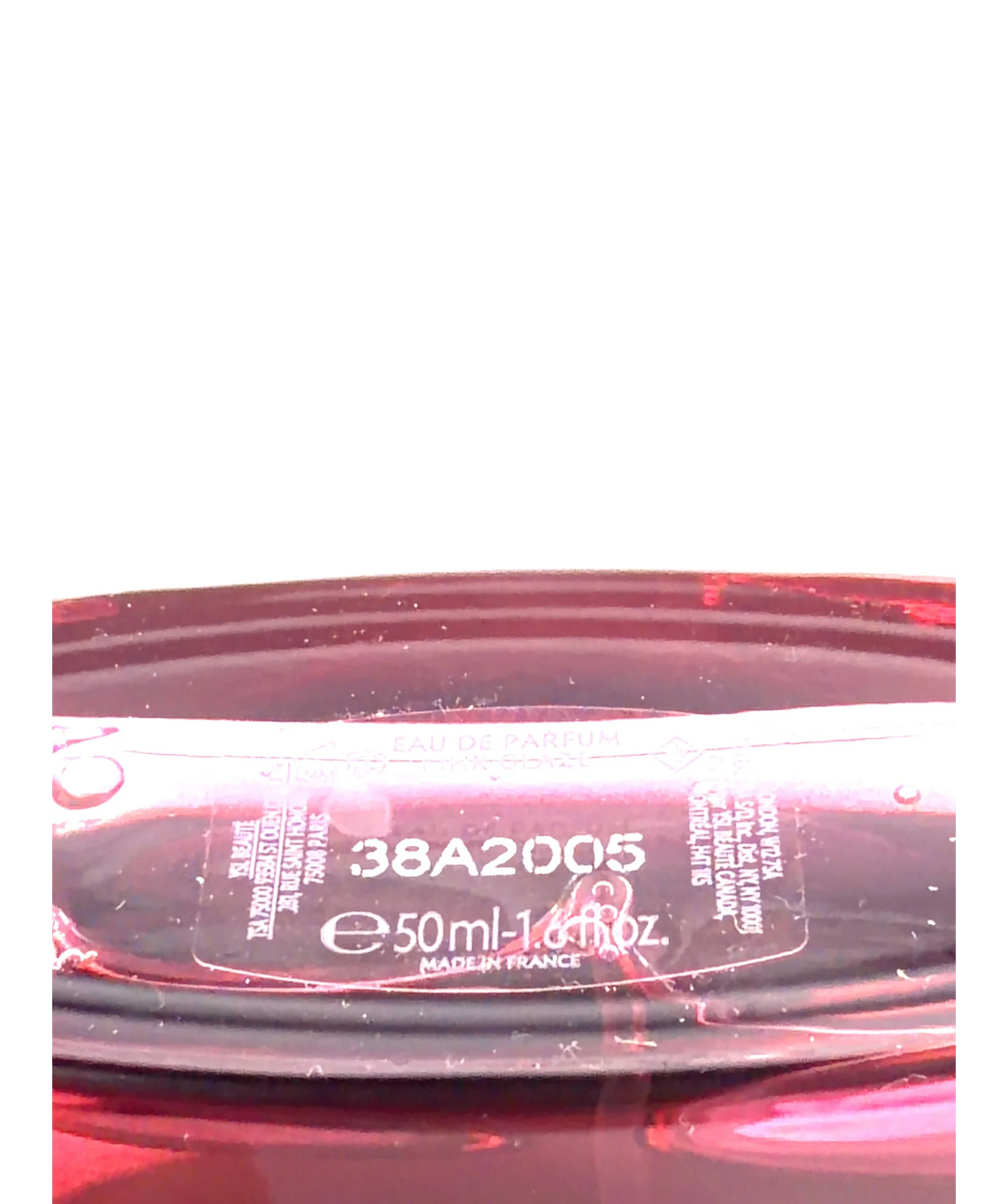 Yves Saint Laurent Black Opium Eau de Parfum Pink Glaze, size 50ml — care label