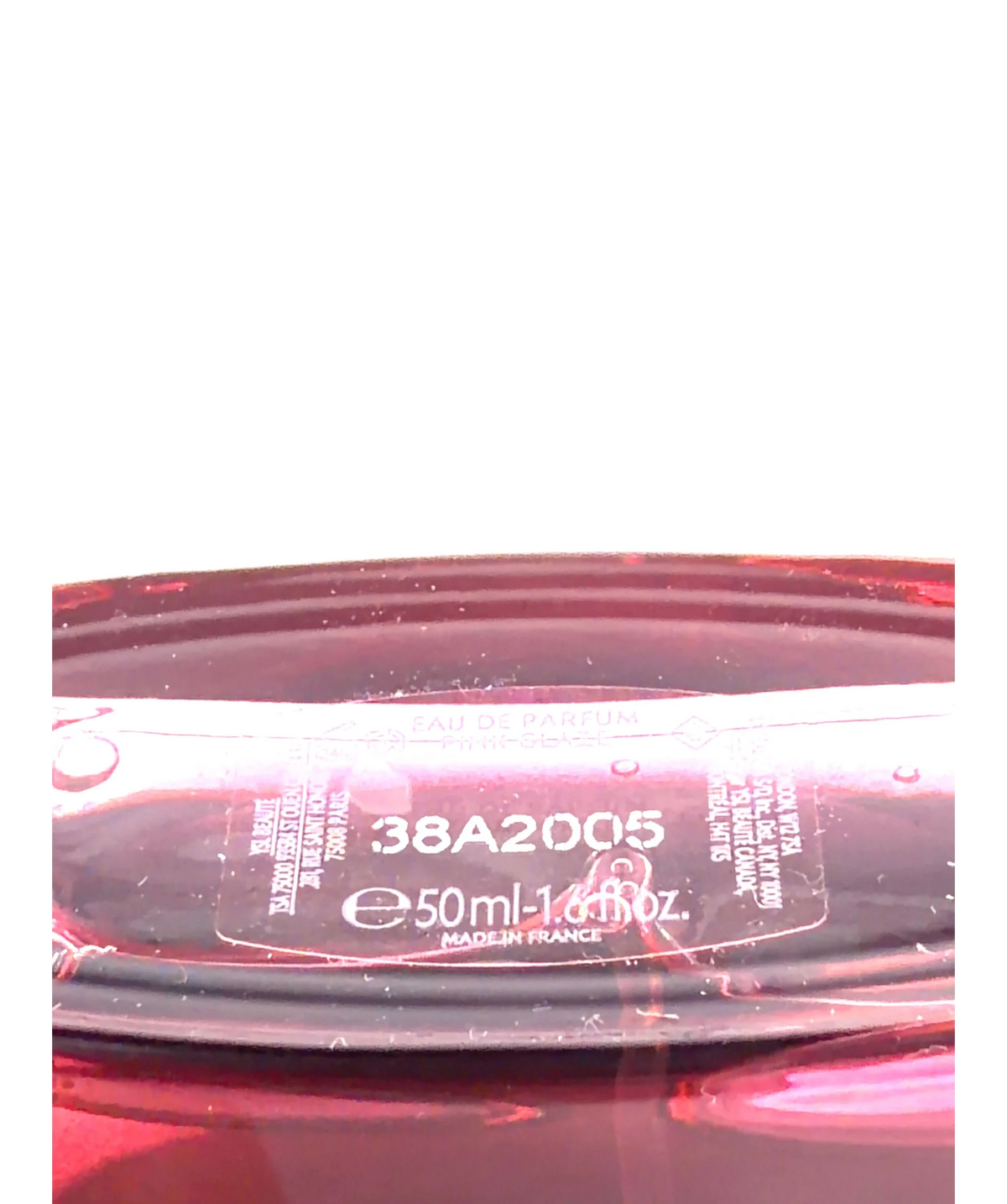 Yves Saint Laurent Black Opium Eau de Parfum Pink Glaze, size 50ml — fabric detail