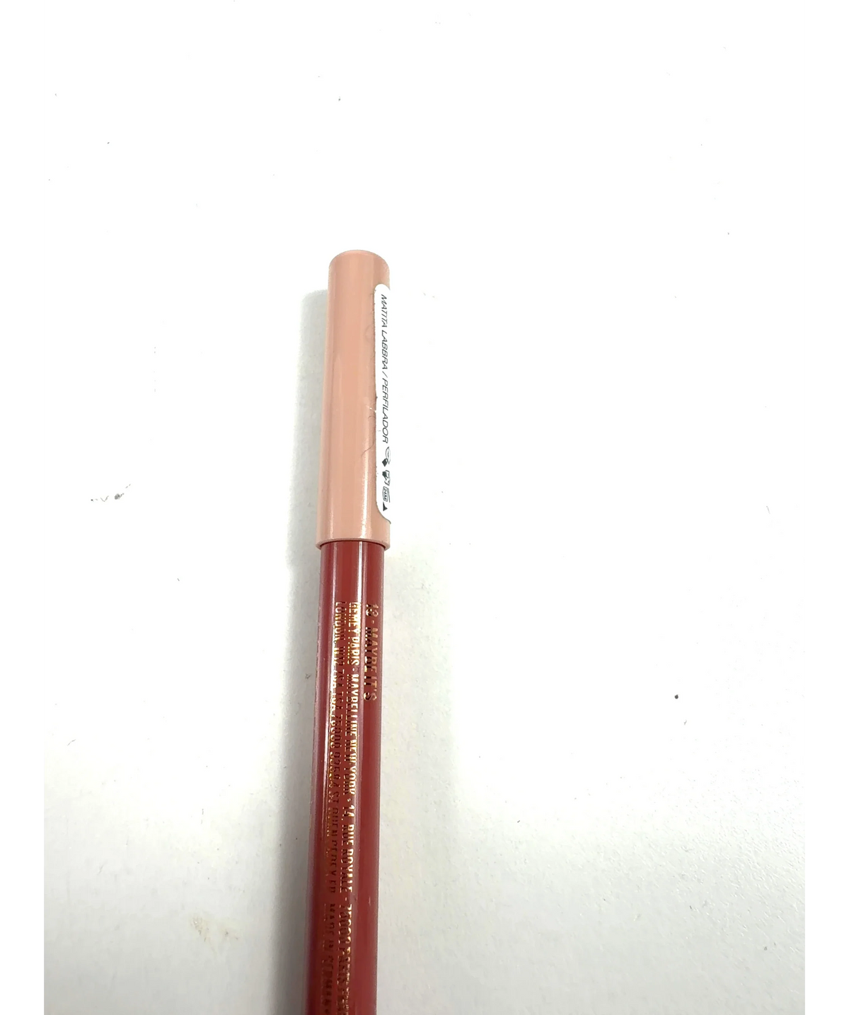 Maybelline 18 MAYBE IT'S Lifter Liner Lip Liner with Hyaluronic Acid, size 1 — care label