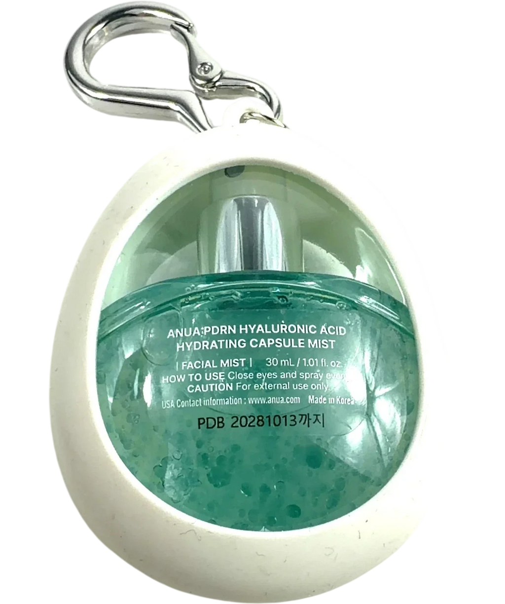 anua PDRN Hyaluronic Acid Hydrating Capsule Mist, size 30ml — back