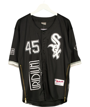 Ridium Black Baseball Jersey UK L