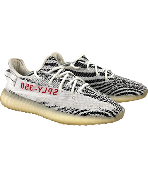 Adidas Yeezy Boost 350 V2 Zebra White Trainers UK 9