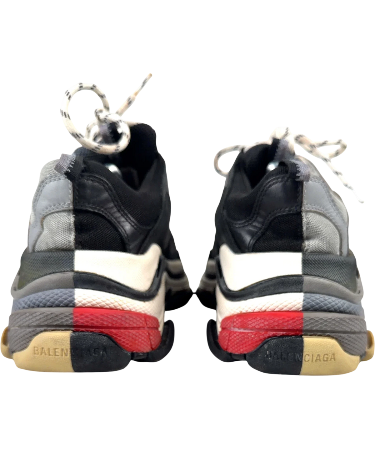 Balenciaga black Triple S Split, size UK 8 EU 41 👠 — back