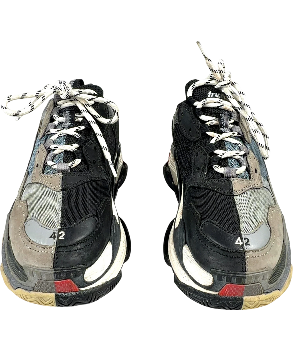 Balenciaga black Triple S Split, size UK 8 EU 41 👠 — detail