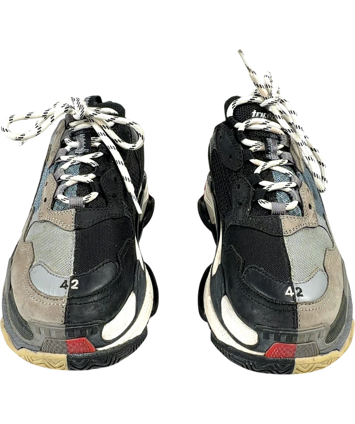 Balenciaga black Triple S Split, size UK 8 EU 41 👠 — detail