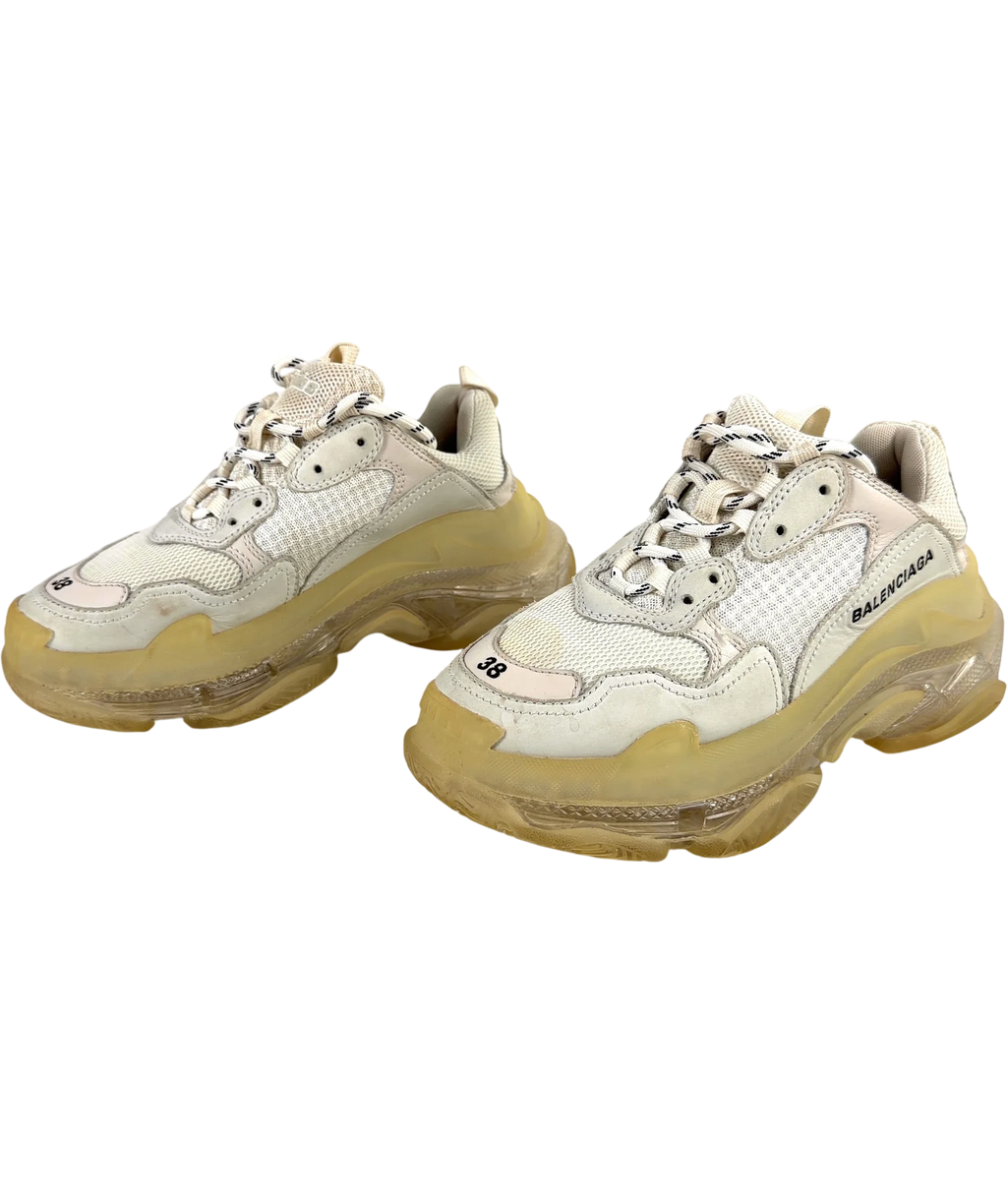 Balenciaga White Colour, size UK 5 EU 38 👠 — label