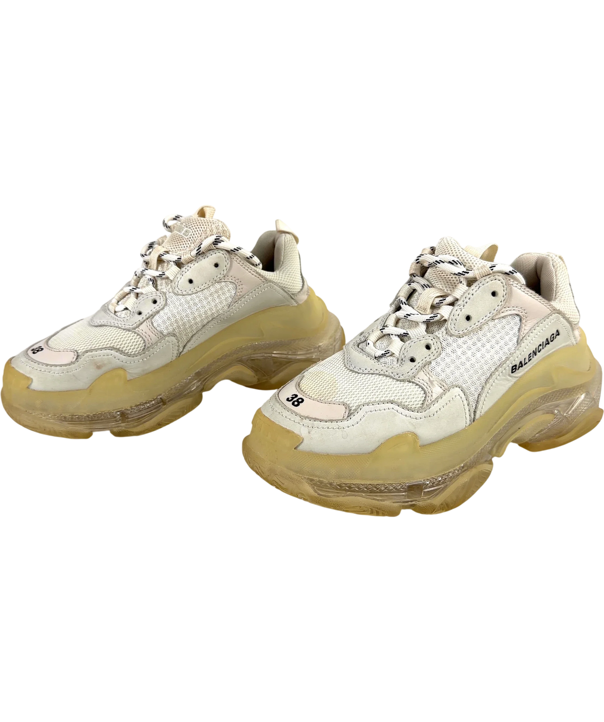 Balenciaga White Colour, size UK 5 EU 38 👠 — label