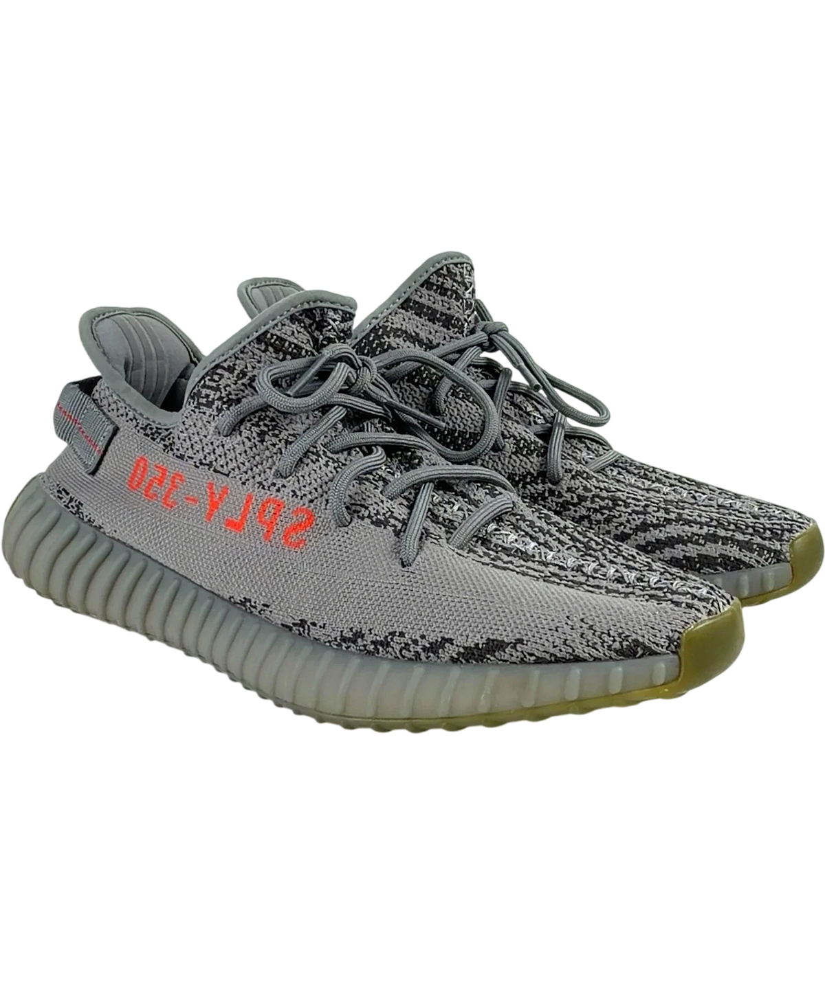 adidas Grey Yeezy Boost 350 V2 "Beluga 2.0", size UK 9 EU 43 👞 — front