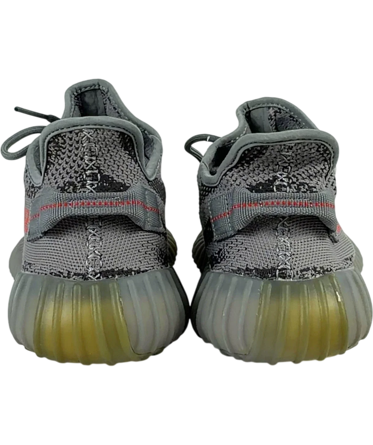 adidas Grey Yeezy Boost 350 V2 "Beluga 2.0", size UK 9 EU 43 👞 — back