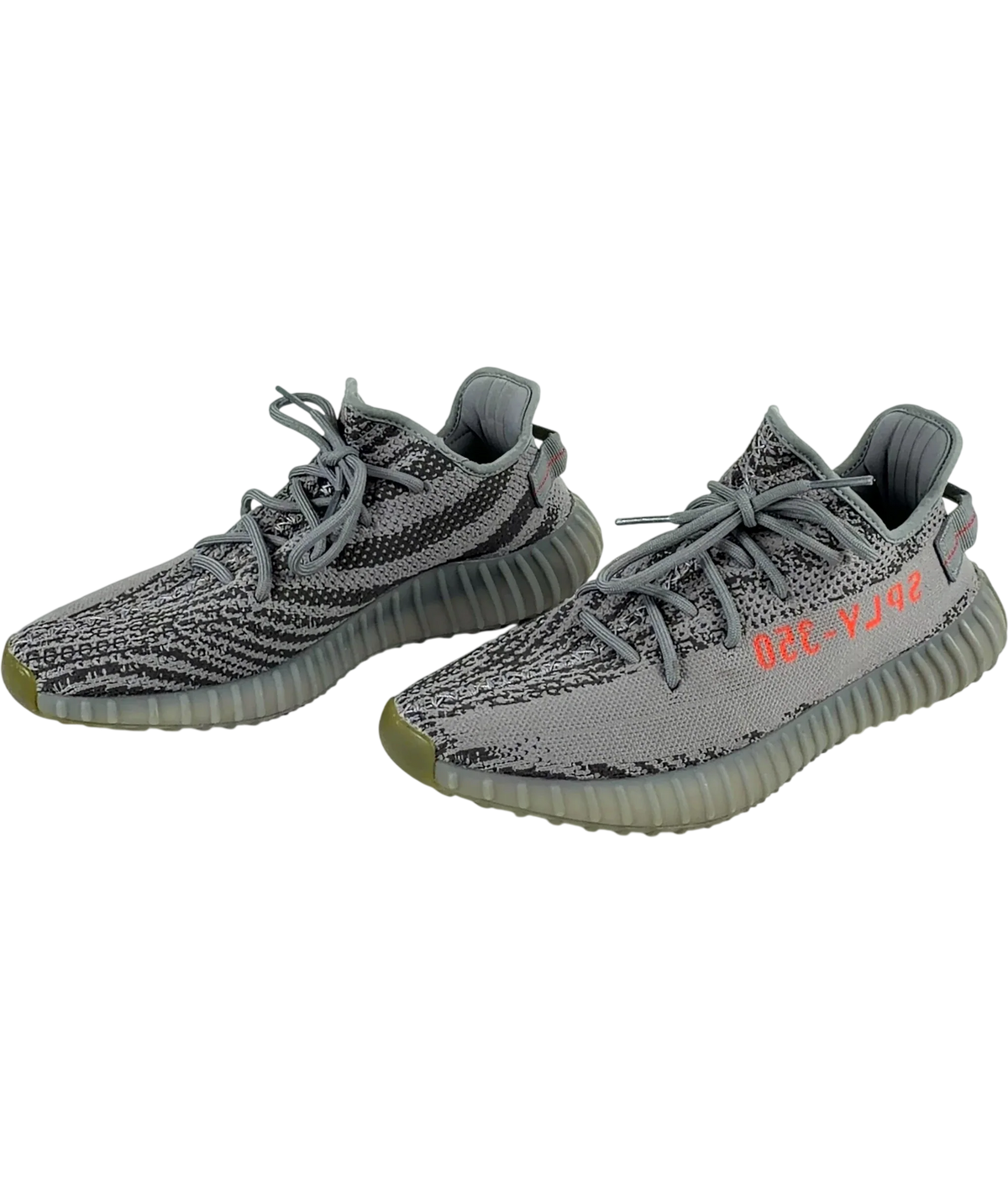 adidas Grey Yeezy Boost 350 V2 "Beluga 2.0", size UK 9 EU 43 👞 — label