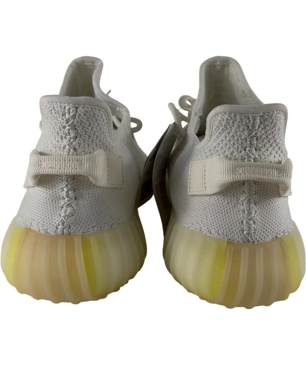 adidas White Yeezy Boost 350 v2 "Triple White" sneakers, size UK 9 EU 42 👠 — back