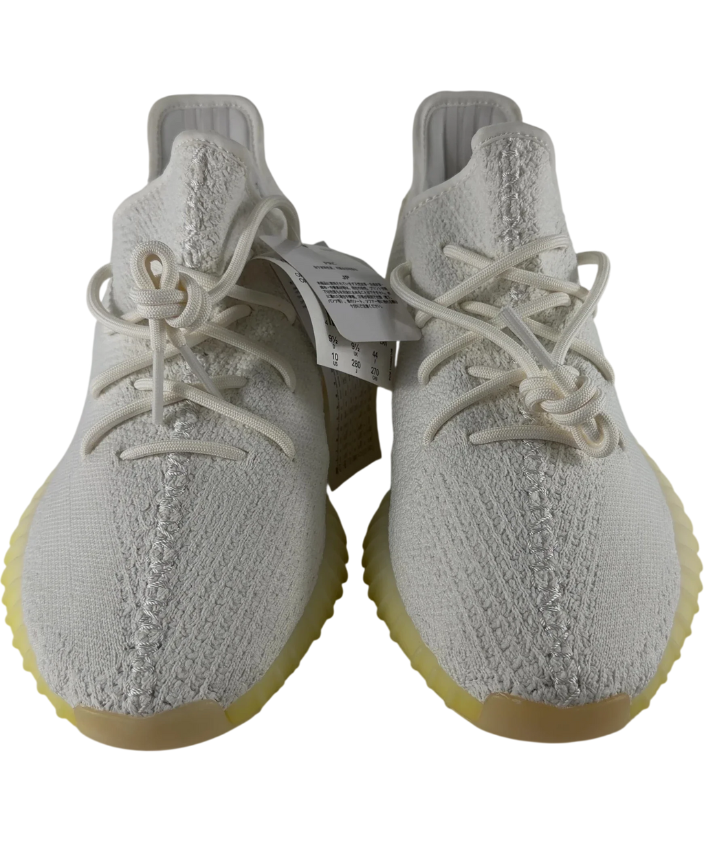 adidas White Yeezy Boost 350 v2 "Triple White" sneakers, size UK 9 EU 42 👠 — detail