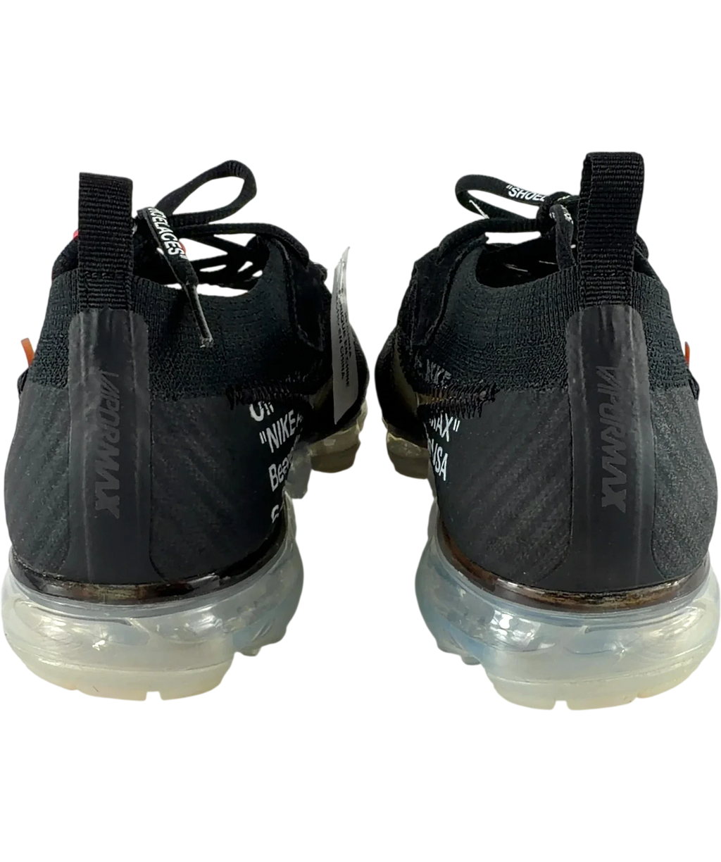 Nike Black x Off-White The 10 Air VaporMax FK Black, size UK 10 EU 44 👞 — back