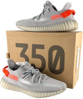 adidas Grey Yeezy Boost 350 V2 Tail LighT GREY TRAINERS, size UK 9 EU 42 👠 — front