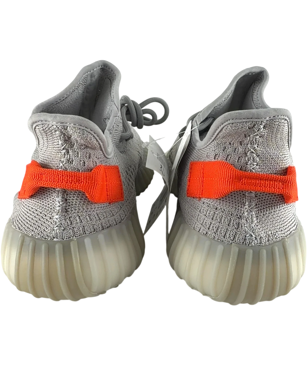 adidas Grey Yeezy Boost 350 V2 Tail LighT GREY TRAINERS, size UK 9 EU 42 👠 — back