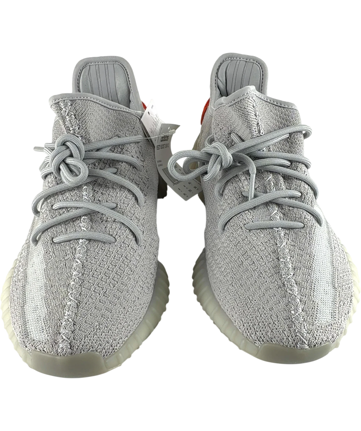 adidas Grey Yeezy Boost 350 V2 Tail LighT GREY TRAINERS, size UK 9 EU 42 👠 — detail