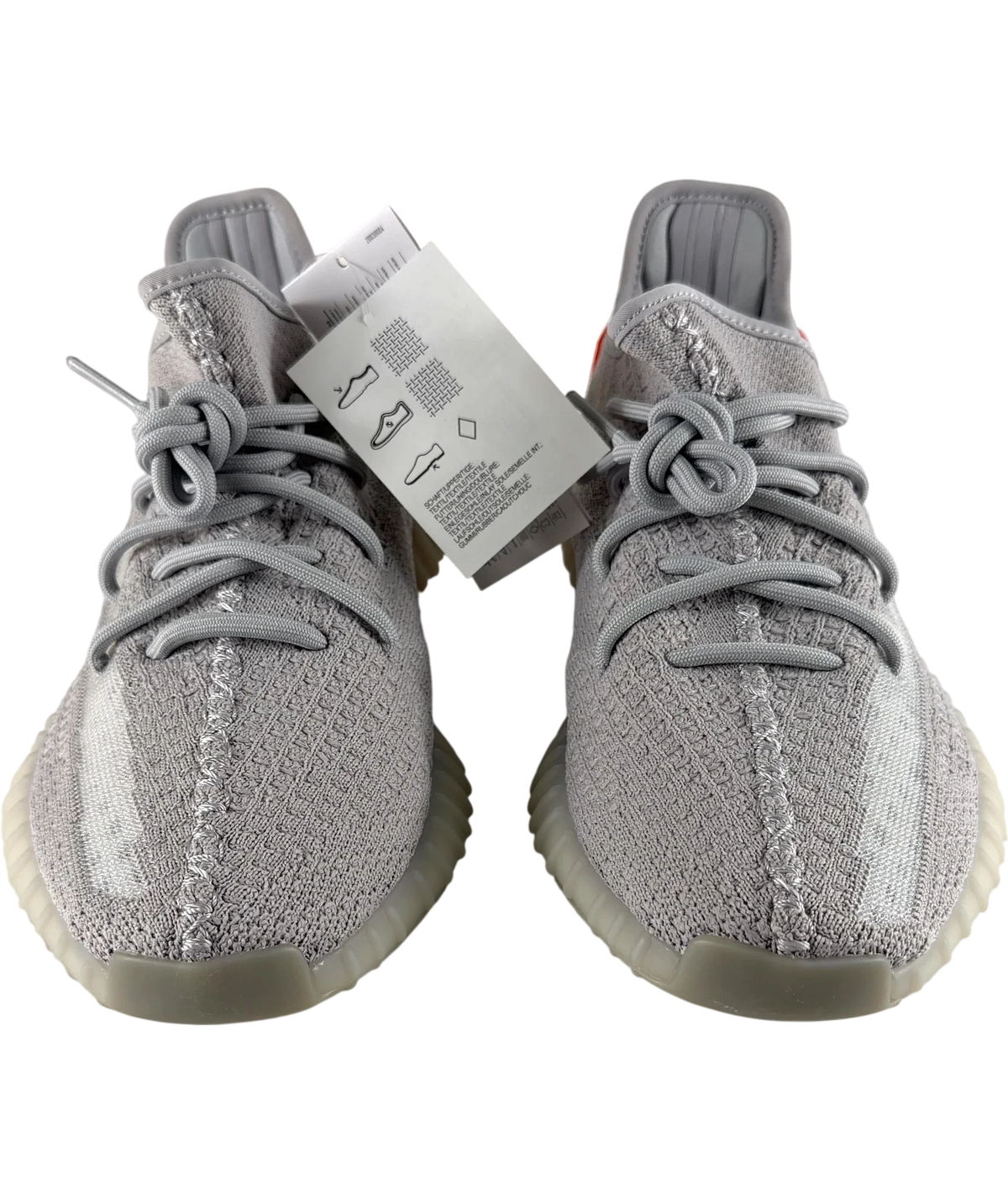 adidas Grey Yeezy Boost 350 V2 Tail Light GREY TRAINERS, size UK 9 EU 42 👠 — detail