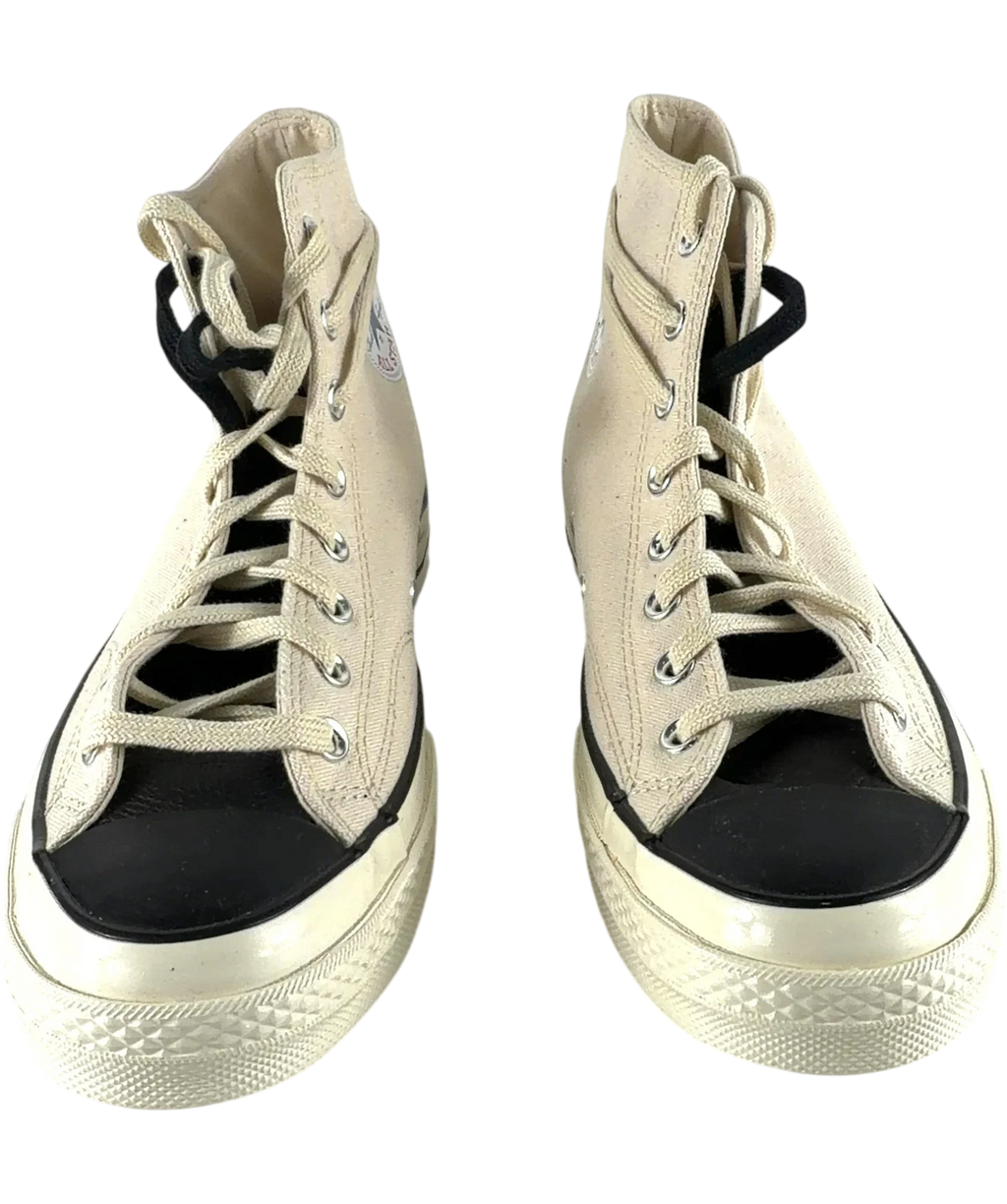 Converse Cream x Fear of God Chuck 70 Hi Natural Ivory HIGH TOP TRAINERS, size UK 10 EU 44 👞 — detail
