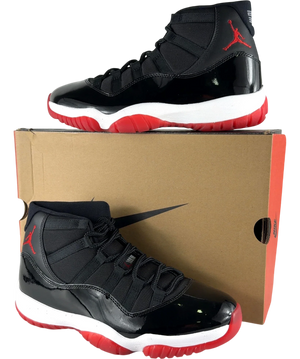 Nike Air Jordan 11 Retro PlayoffsBlack / Red  UK 10 EU 44