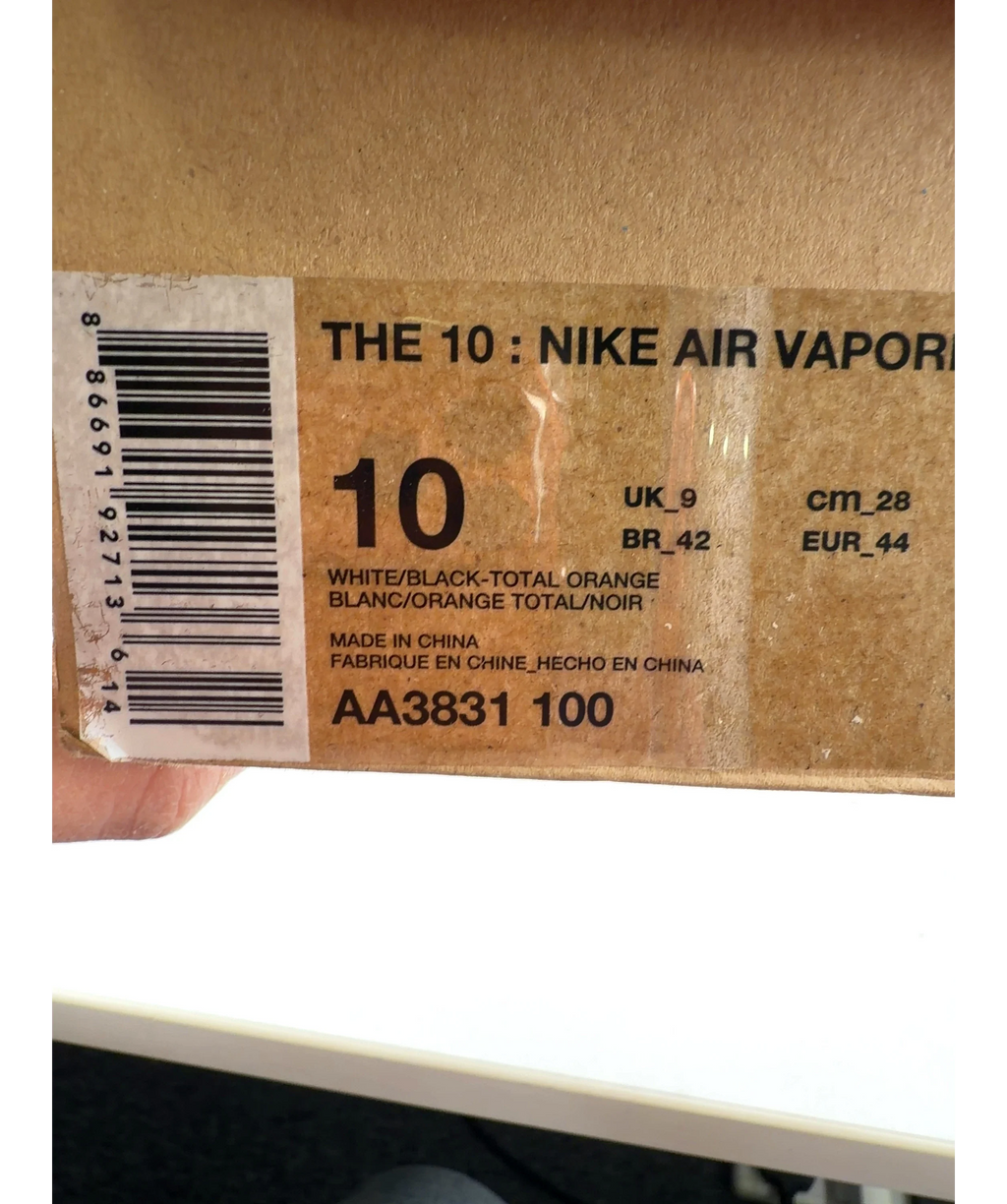 Nike White x Off-White Air VaporMax White TRAINERS, size UK 10 EU 44 👞 — additional view
