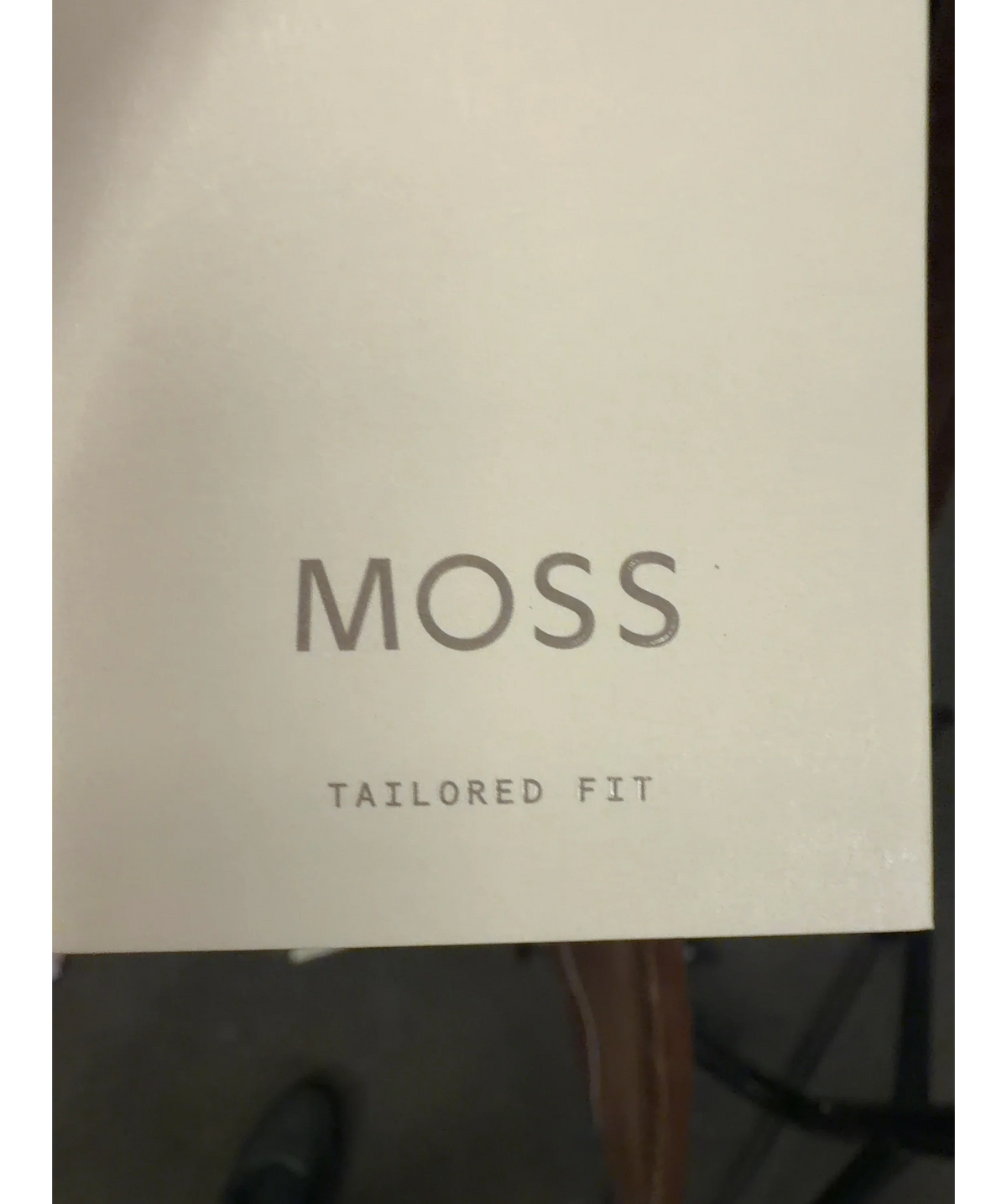 Moss brown Colour, size UK 44" CHEST — detail