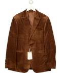 Moss brown Colour, size UK 44" CHEST — front