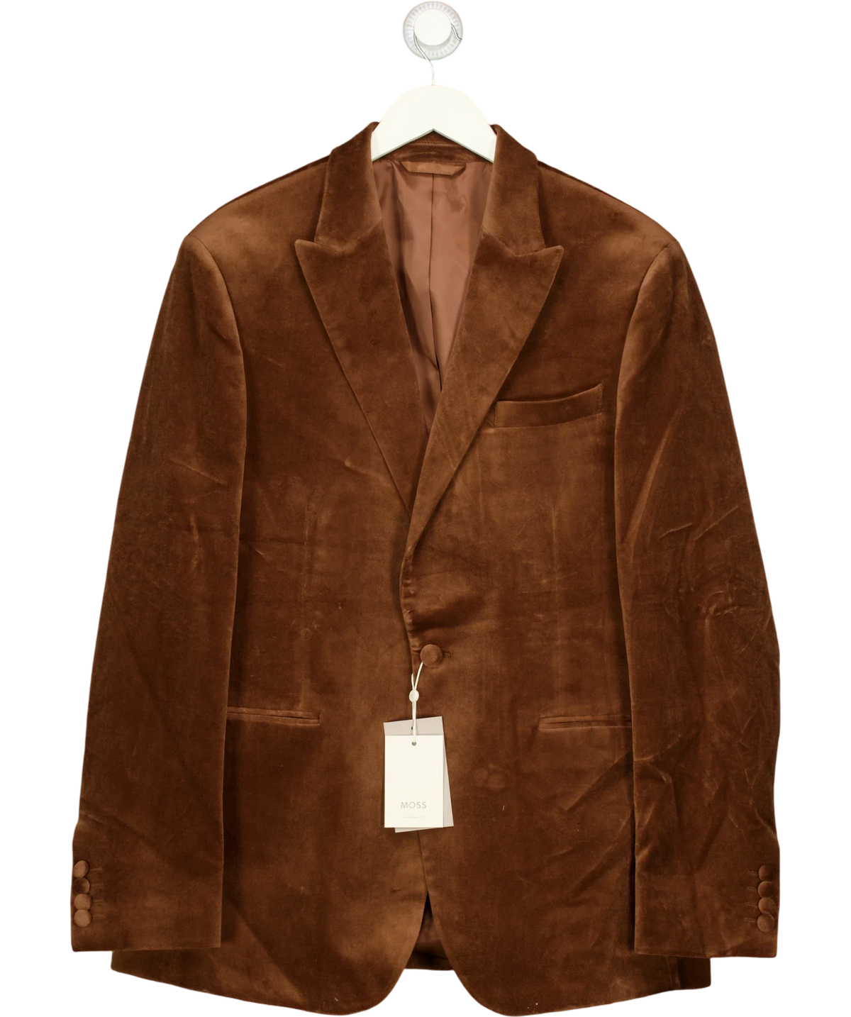 Moss brown Colour, size UK 44" CHEST — front