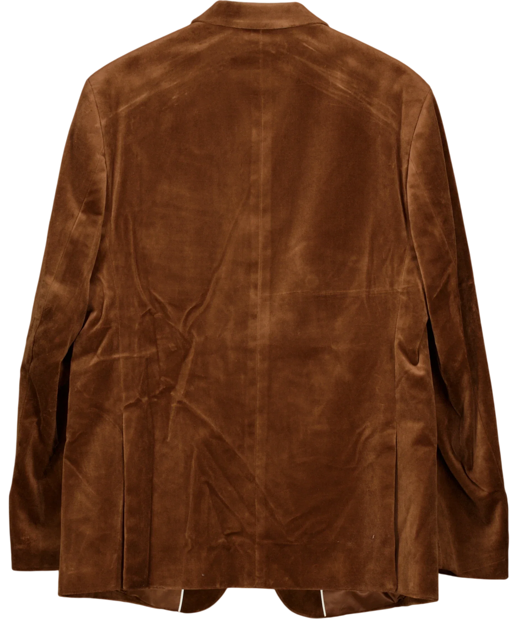 Moss brown Colour, size UK 44" CHEST — back