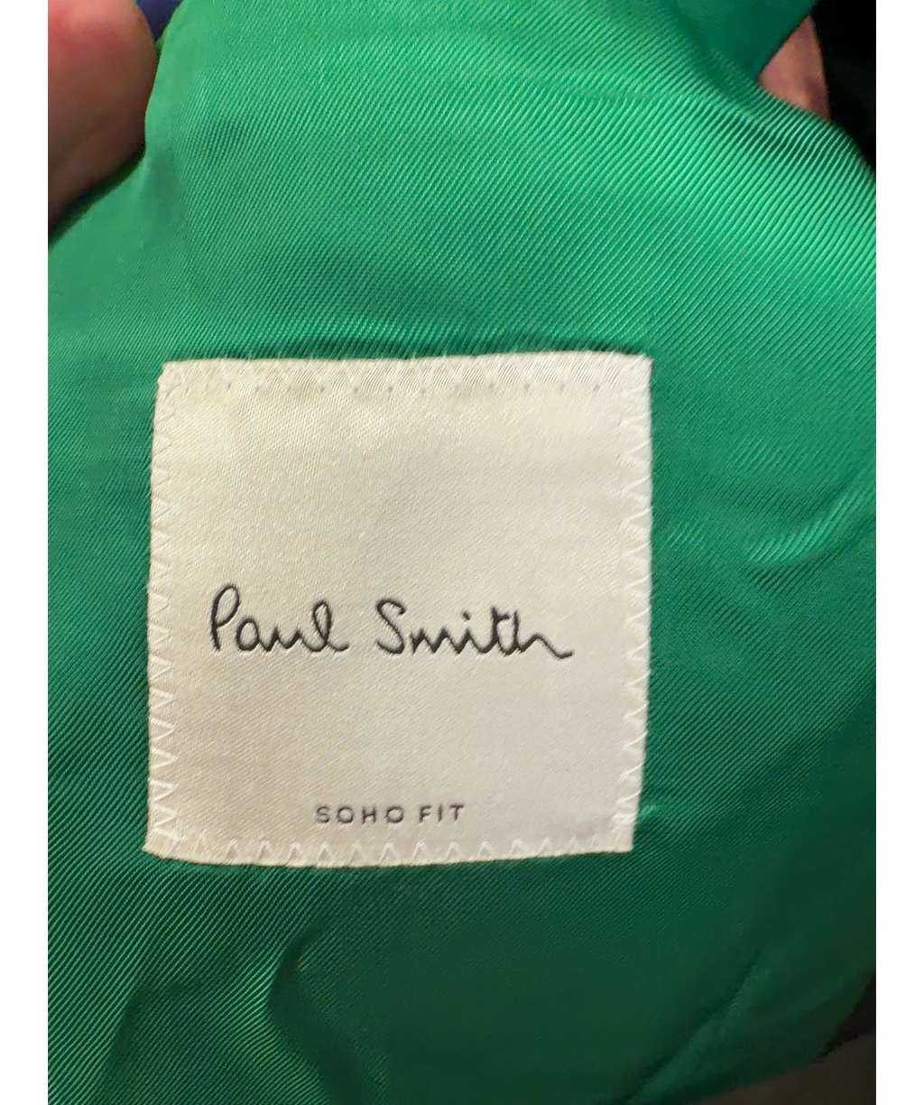 Paul Smith Blue Soho Fit Blazer with MFC Embroidery, size UK 40" CHEST — detail